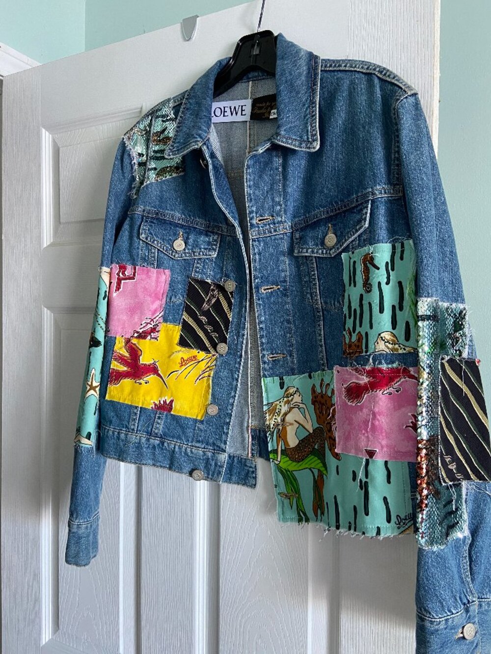 Loewe Embellished Denim Jacket
